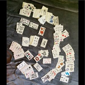 250 stickers/water body tattoos-Extreme variety